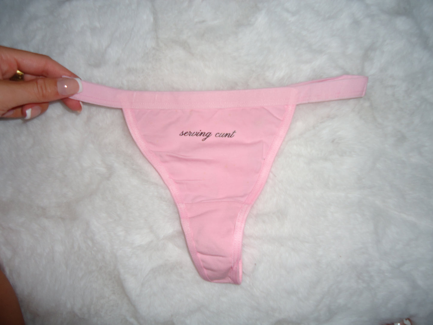 Serving C*nt Thong